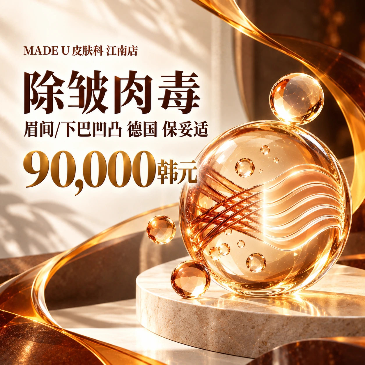 除皱肉毒 眉间/下巴凹凸 德国 保妥适