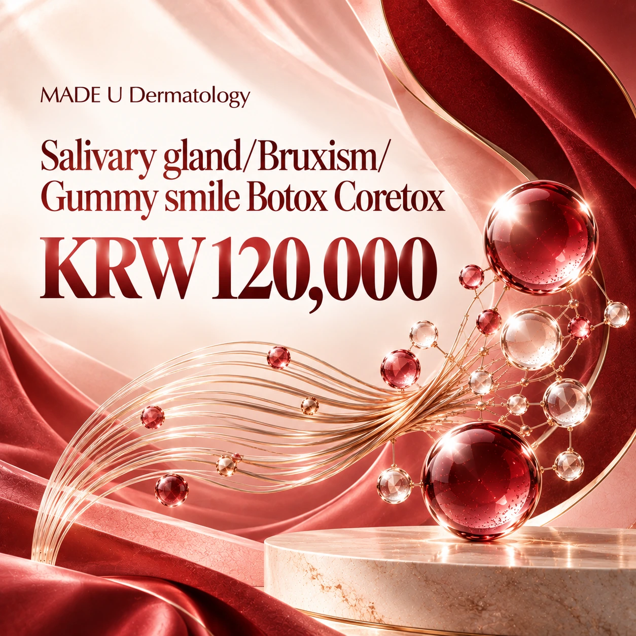 Salivary gland/Bruxism/Gummy smile Botox Coretox