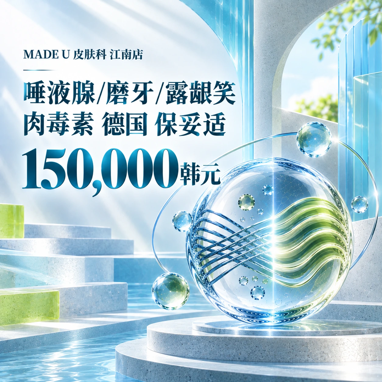 唾液腺/磨牙/露龈笑 肉毒素 德国 保妥适