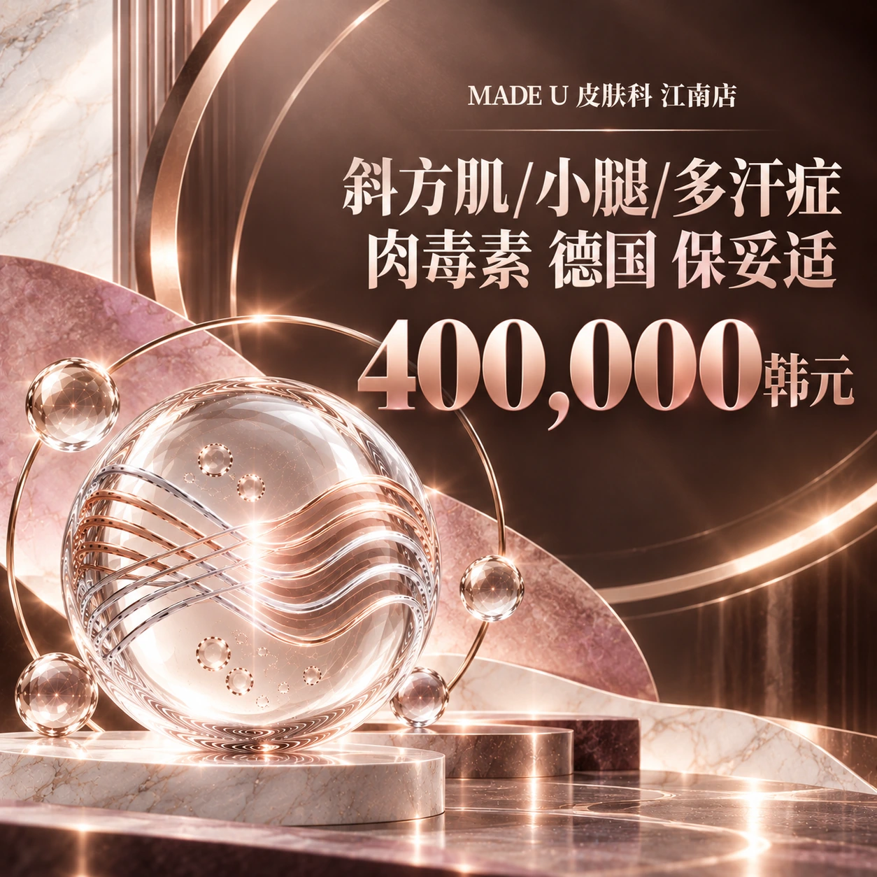斜方肌/小腿/多汗症 肉毒素 德国 保妥适