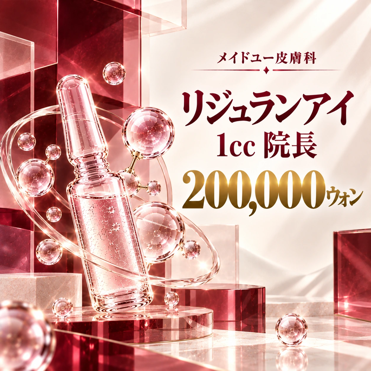 リジュランアイ 1cc 院長