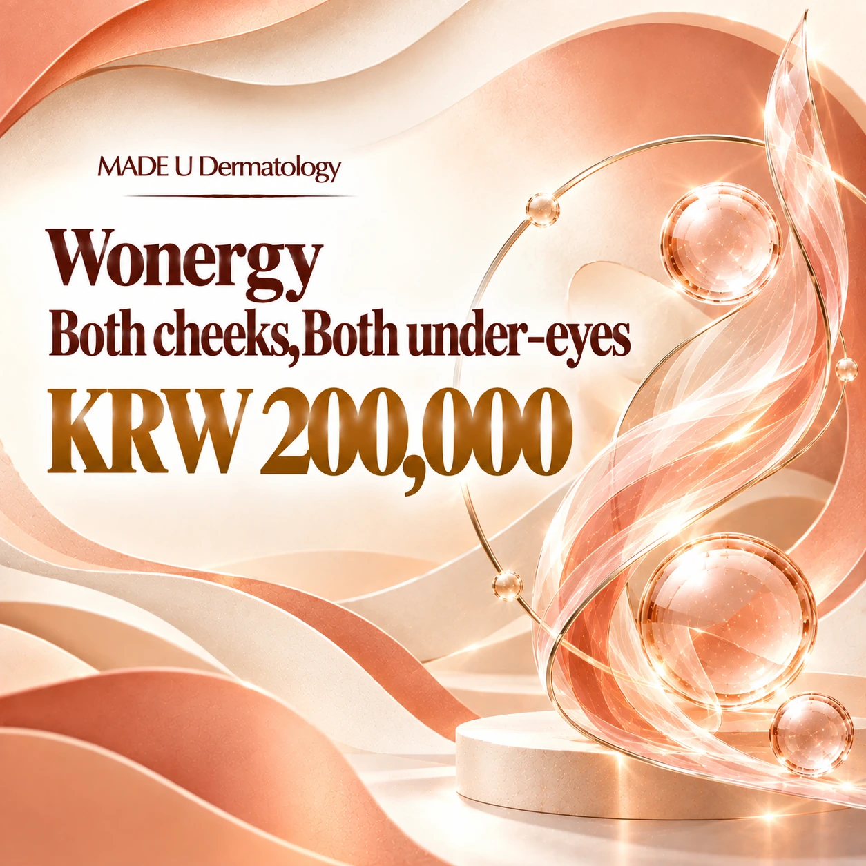 Wonergy Both cheeks,Both under-eyes