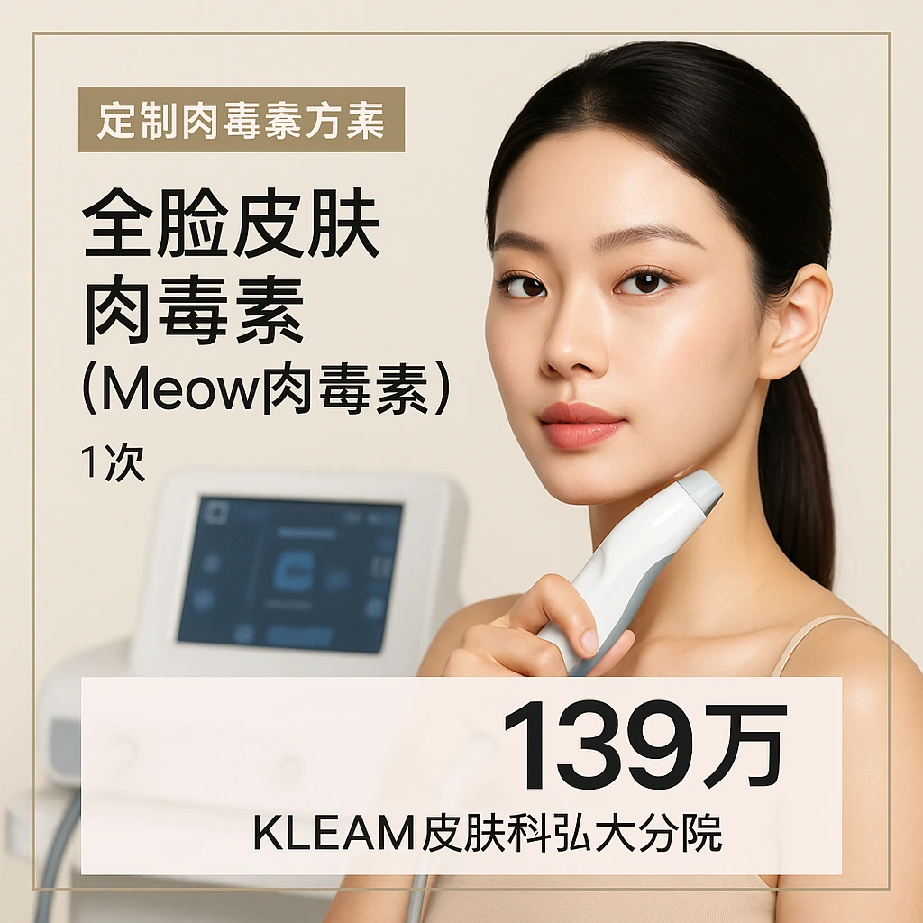 全脸皮肤肉毒素（Meow肉毒素）