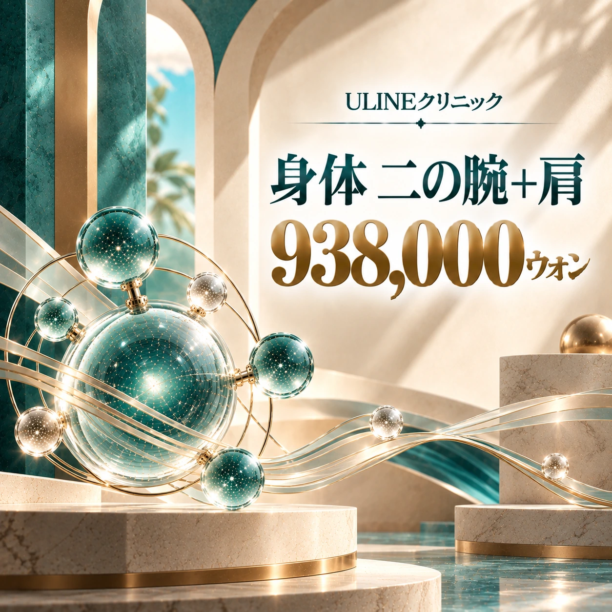 身体 二の腕+肩
