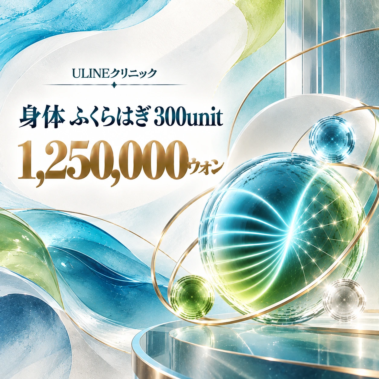 身体 ふくらはぎ 300unit