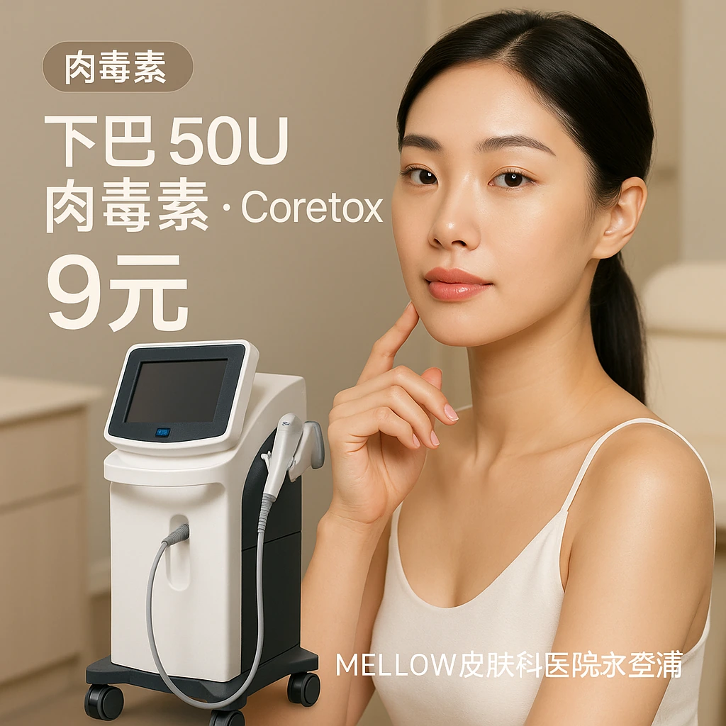 下巴 50U 肉毒素 - Coretox