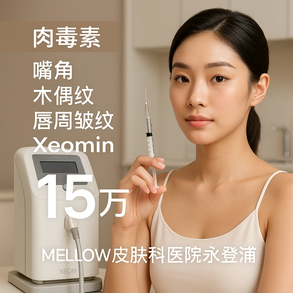 嘴角, 木偶纹, 唇周皱纹, 牙龈肉毒素 - Xeomin