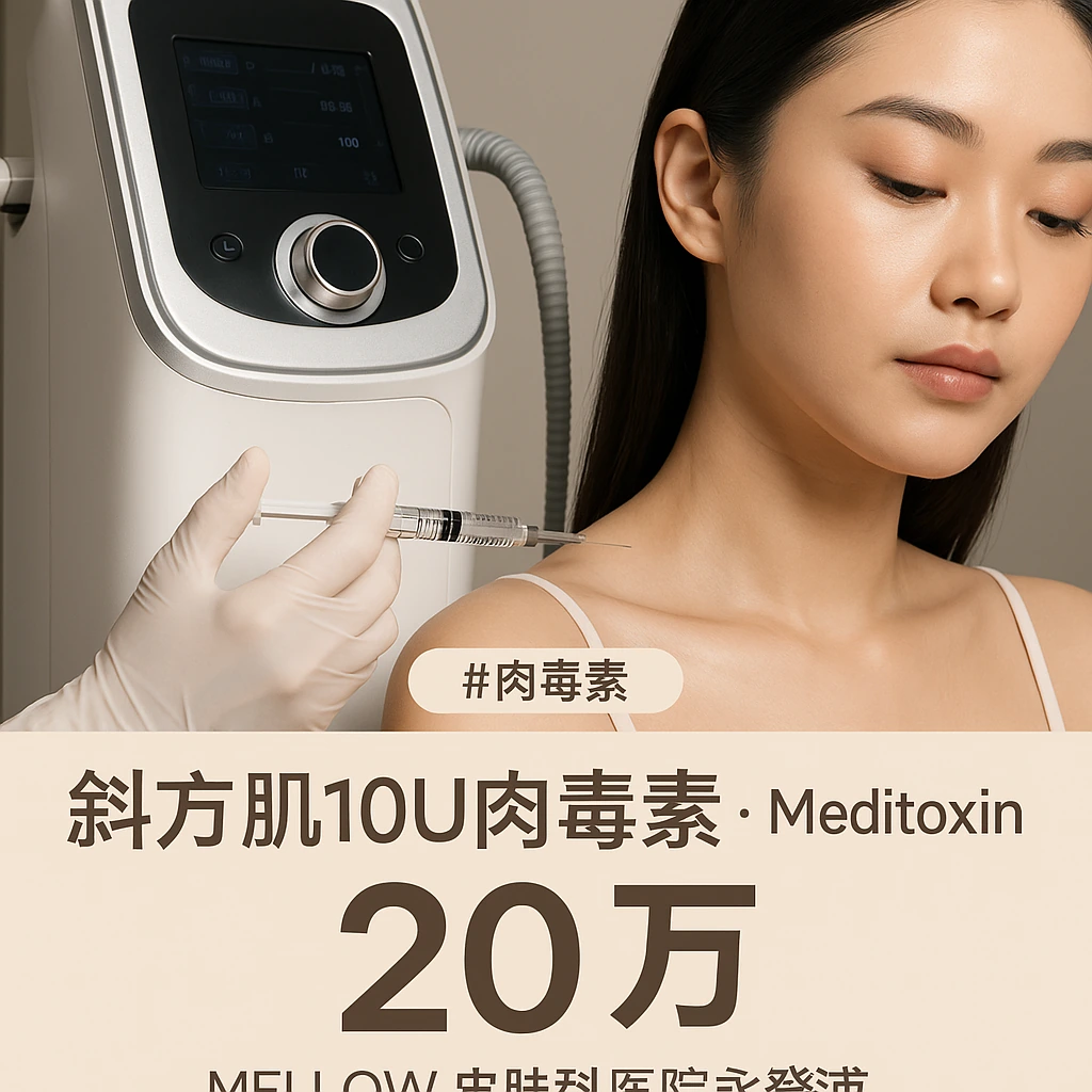 斜方肌 100U 肉毒素 - Meditoxin