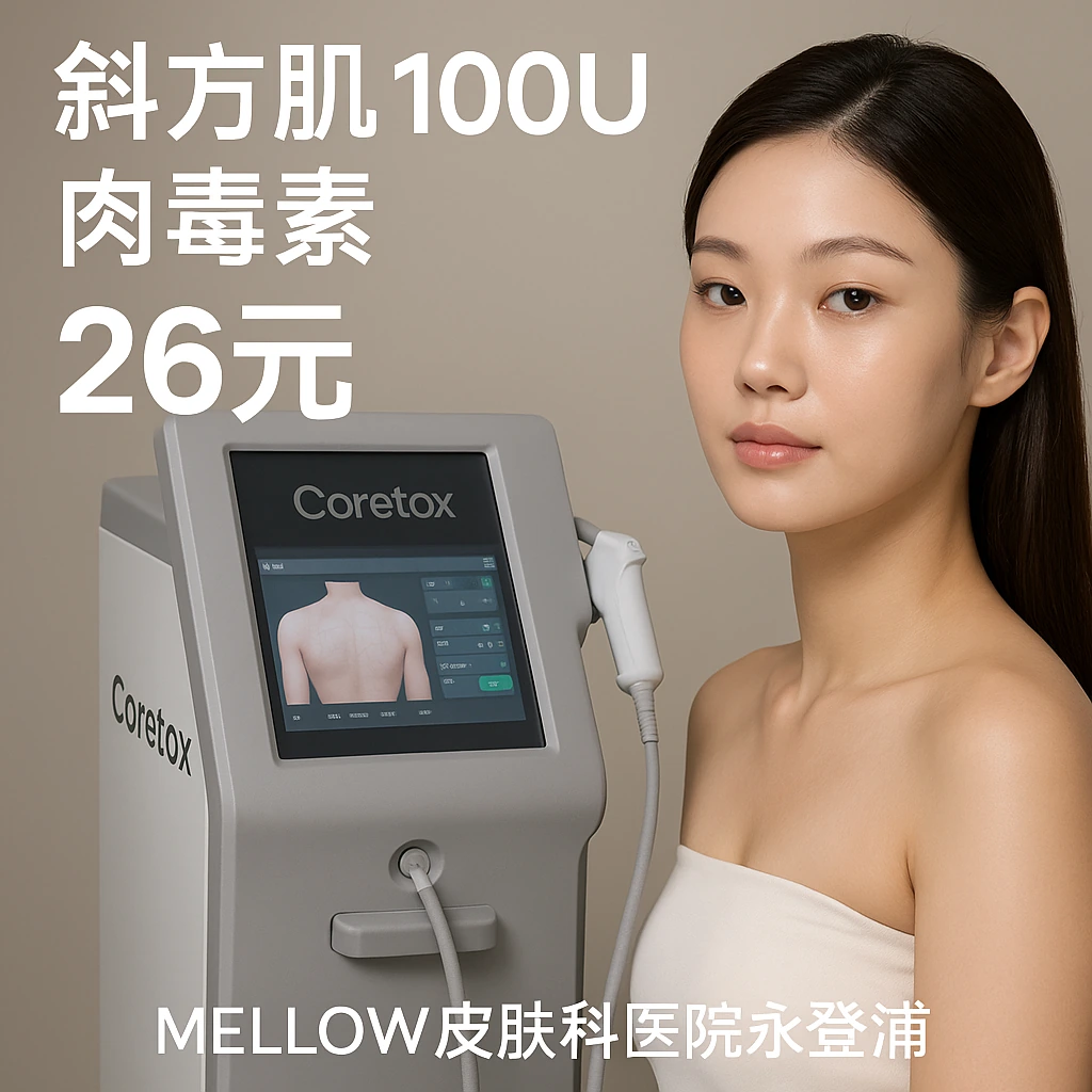 斜方肌 100U 肉毒素 - Coretox
