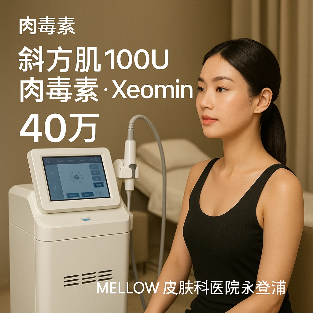 斜方肌 100U 肉毒素 - Xeomin