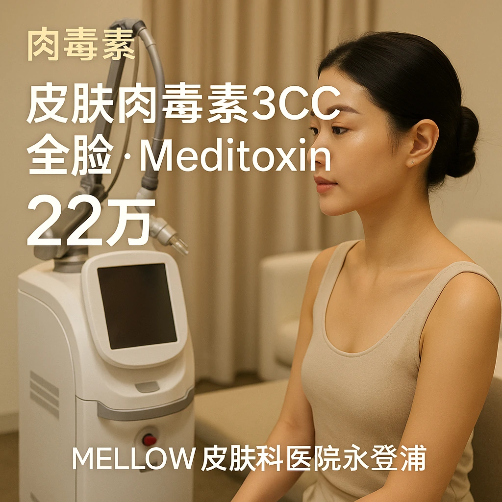 皮肤肉毒素 3CC 全脸 - Meditoxin
