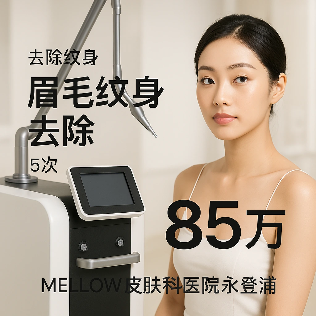 眉毛纹身去除