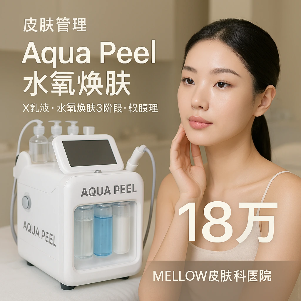 Aqua Peel 水氧焕肤 (X乳液-水氧焕肤3阶段-软膜管理)