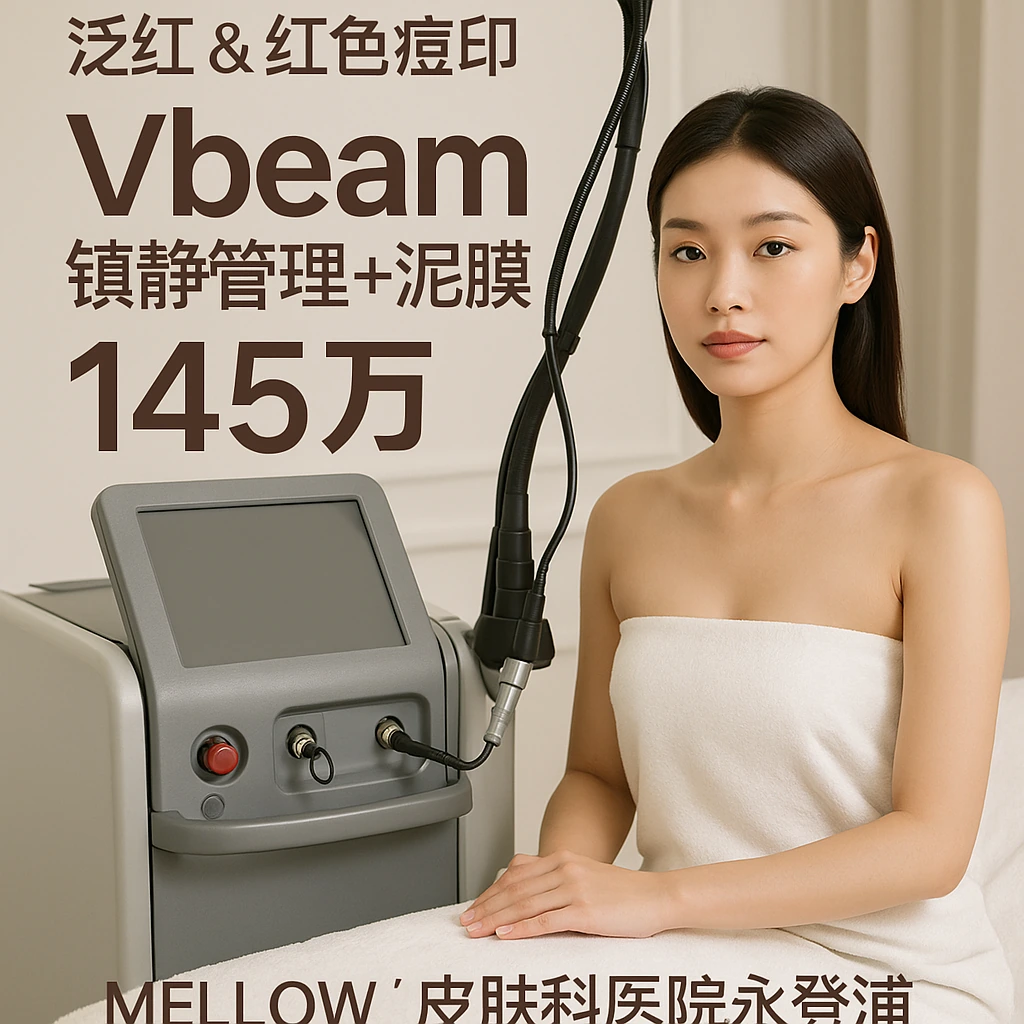 Vbeam (镇静管理+泥膜)