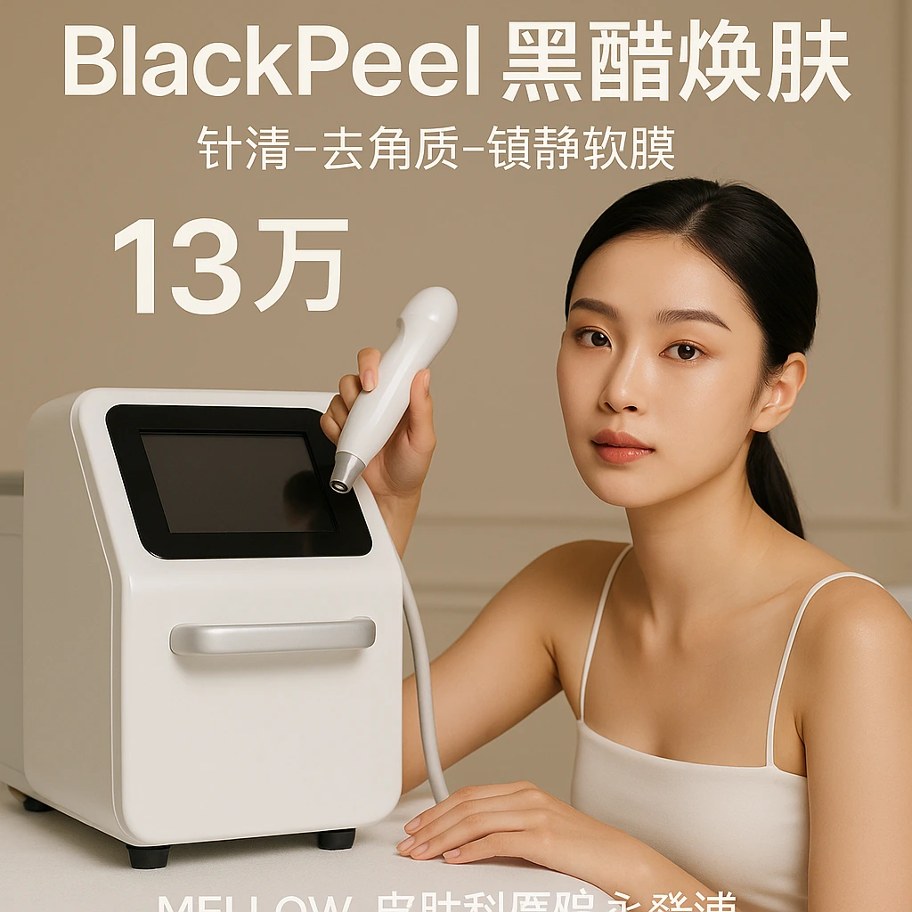 BlackPeel 黑醋焕肤 (针清-去角质-镇静软膜)