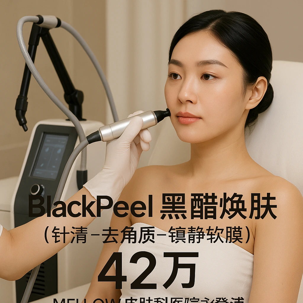 BlackPeel 黑醋焕肤 (针清-去角质-镇静软膜)