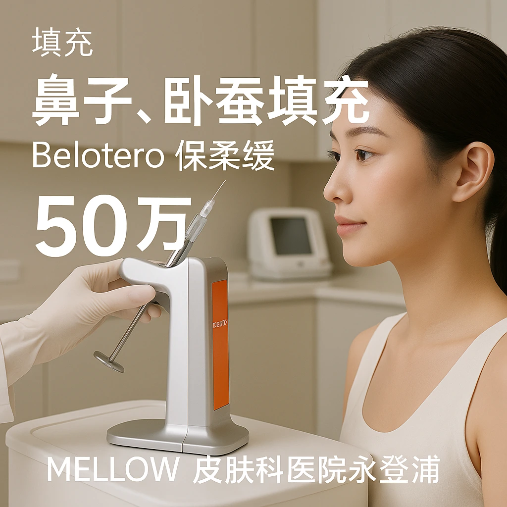 鼻子, 卧蚕 填充 - Belotero 保柔缓