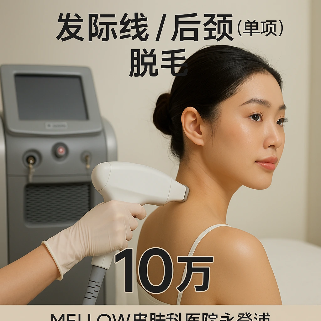 发际线 / 后颈 (单项) 脱毛