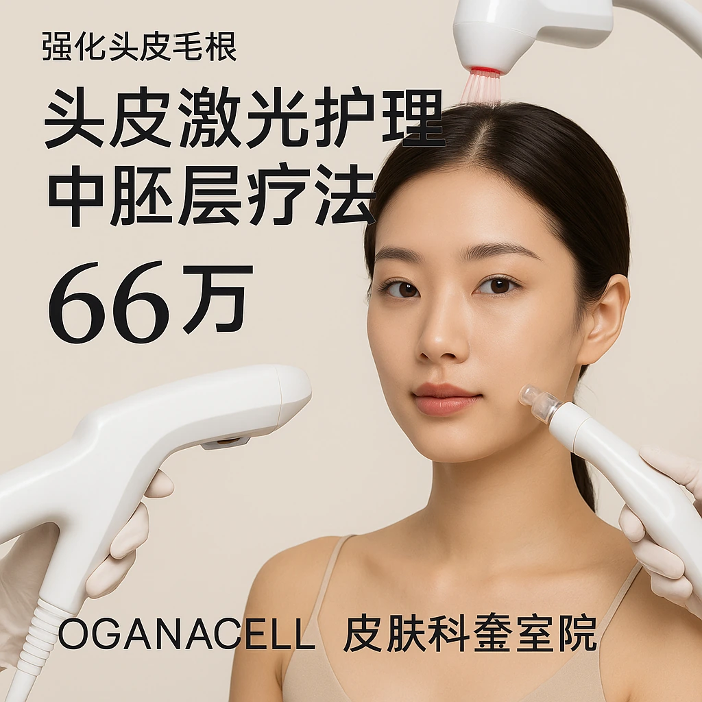 头皮激光护理+中胚层疗法